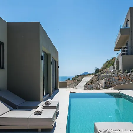 Sigma Villa, Private Swimming Pool Garden, Panoramic Sunset Villa Rethymno