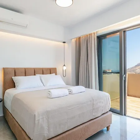 Sigma Villa, Private Swimming Pool Garden, Panoramic Sunset Rethymno