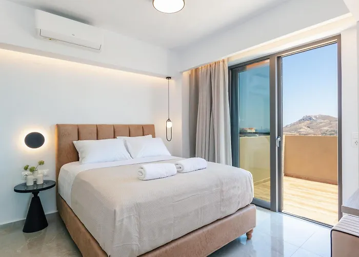 Sigma Villa, Private Swimming Pool Garden, Panoramic Sunset Rethymno