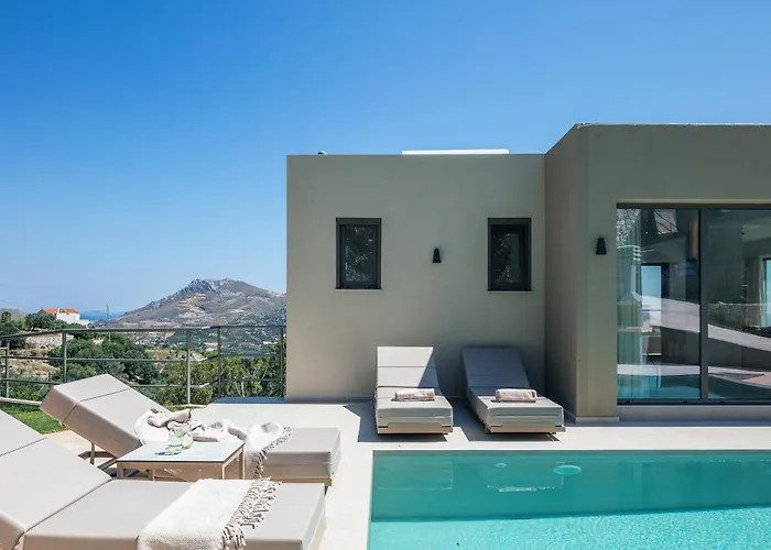 Sigma Villa, Private Swimming Pool Garden, Panoramic Sunset Rethymno (Crete)