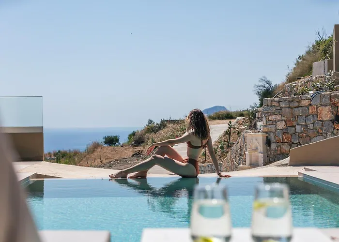 Villa Sigma Villa, Private Swimming Pool Garden, Panoramic Sunset