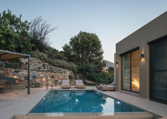 Villa Sigma Villa, Private Swimming Pool Garden, Panoramic Sunset Rethymno (Crete)