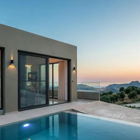 Вилла Sigma Villa, Private Swimming Pool Garden, Panoramic Sunset *