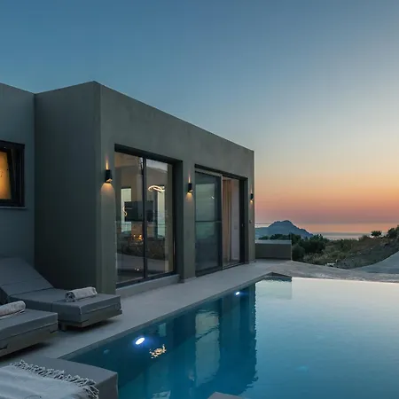 Sigma Villa, Private Swimming Pool Garden, Panoramic Sunset * Retimno