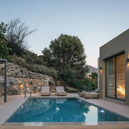 Villa Sigma Villa, Private Swimming Pool Garden, Panoramic Sunset Rethymno