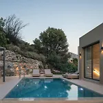 Villa Sigma Villa, Private Swimming Pool Garden, Panoramic Sunset Rethymno