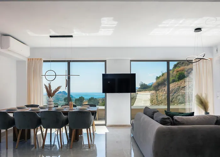 Villa Sigma Villa, Private Swimming Pool Garden, Panoramic Sunset Réthymnon